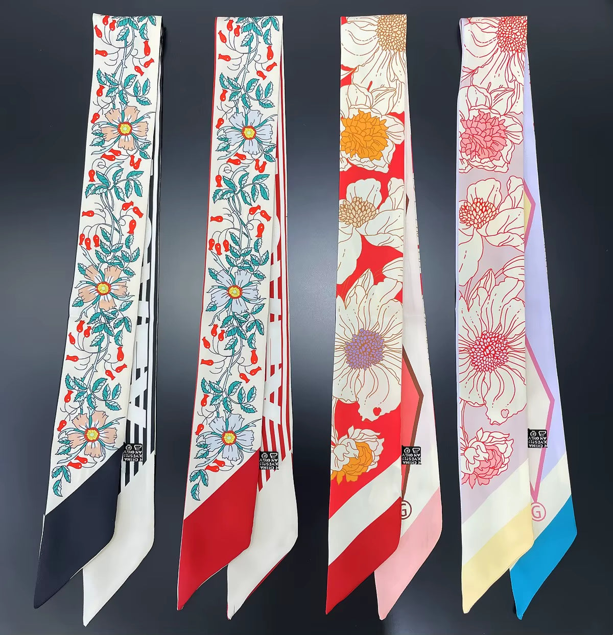 Premium Silk Twilly Ribbon for Hair, Handbags, and Accessories