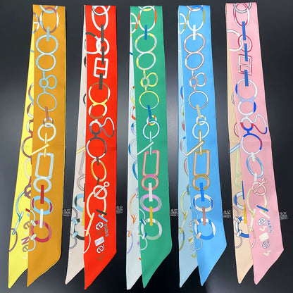Premium Silk Twilly Ribbon for Hair, Handbags, and Accessories