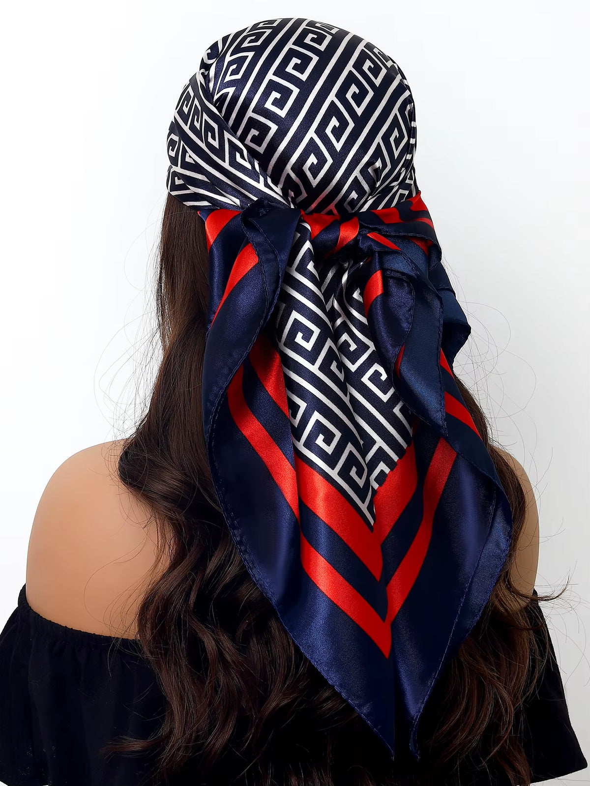 Couture Chaos Satin Colorful Scarf