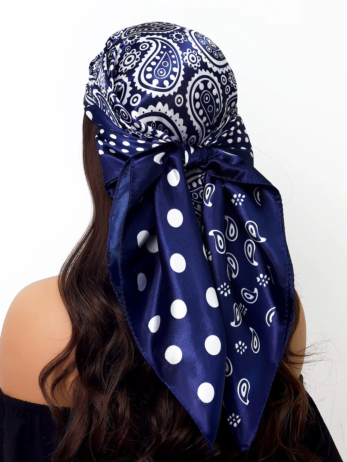 Couture Chaos Satin Colorful Scarf