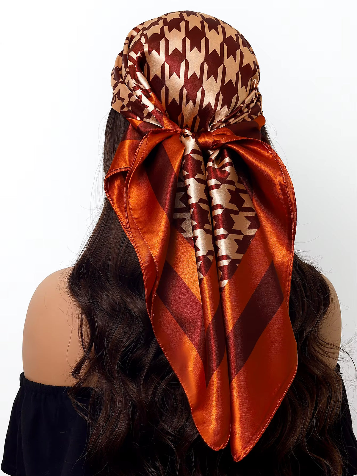 Couture Chaos Satin Colorful Scarf