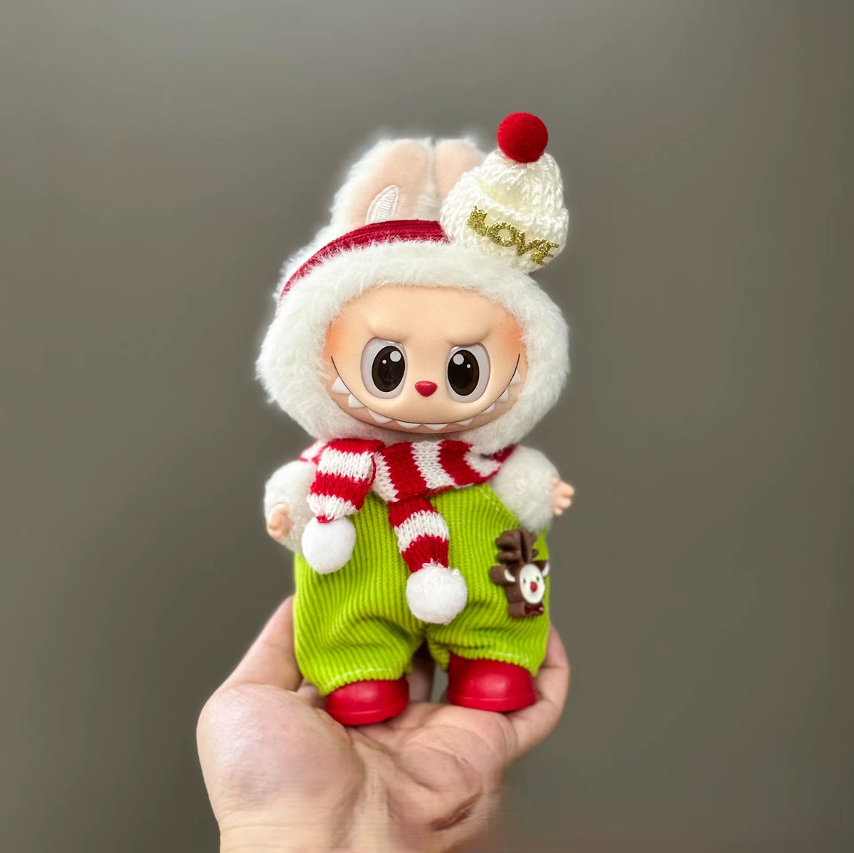 Holiday Cheer Labubu Outfit